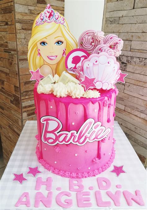 cumpleaños pastel de barbie